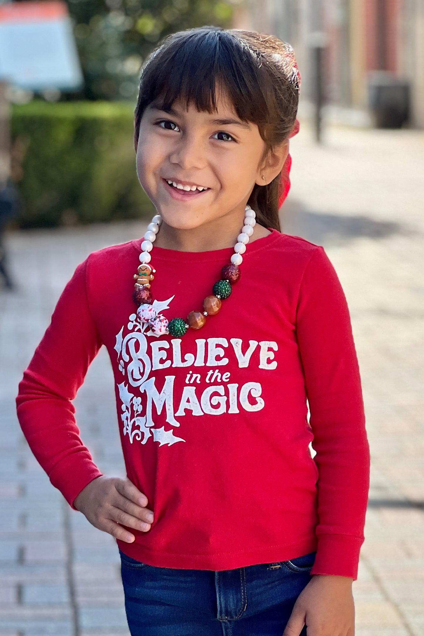 Gingerbread Not-so-chunky Necklace