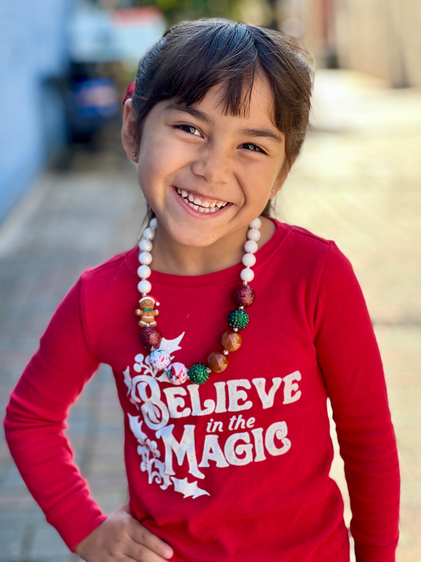 Gingerbread Not-so-chunky Necklace