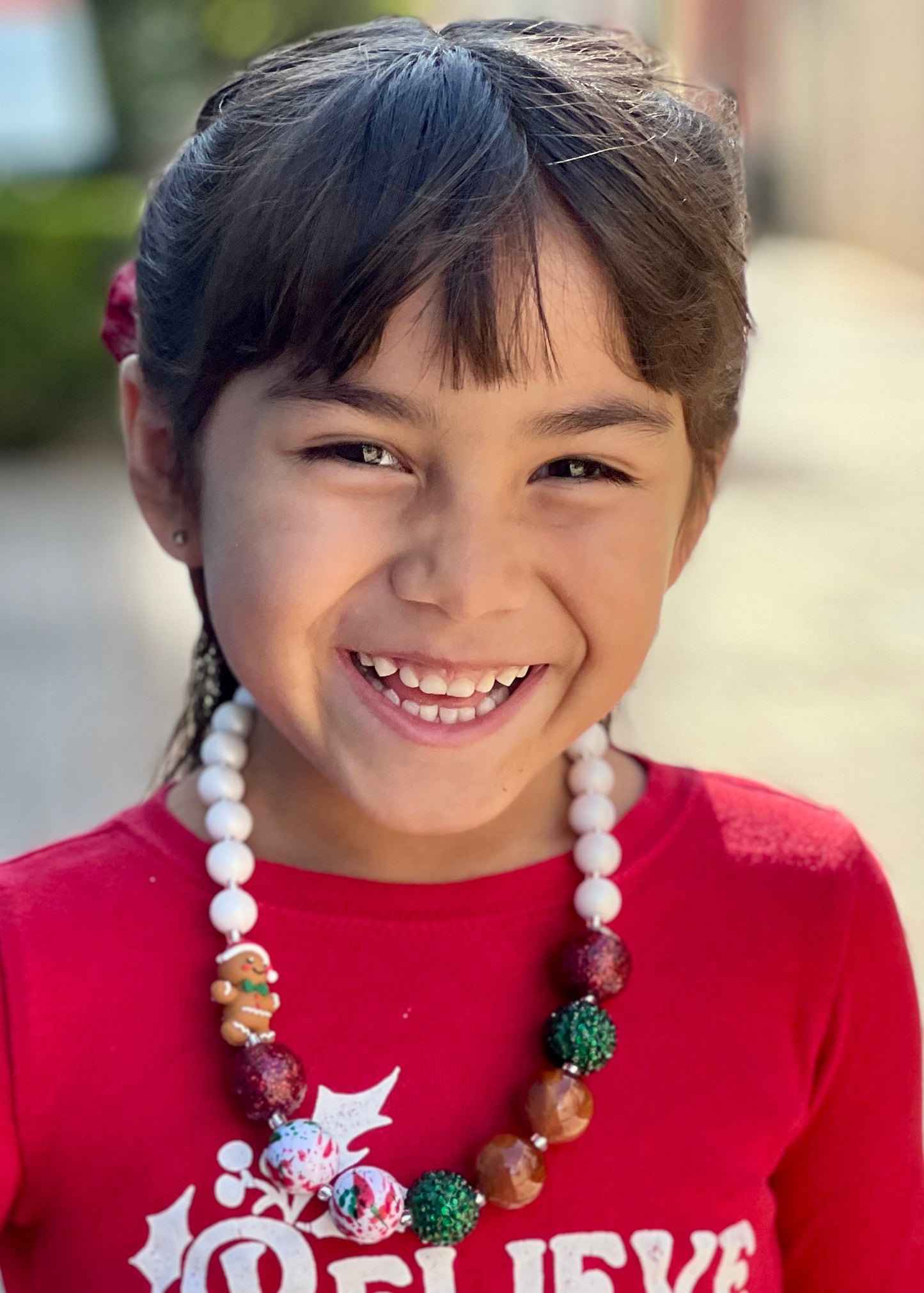 Gingerbread Not-so-chunky Necklace