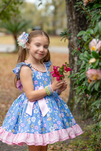 Petal Pink Fluted Necklace