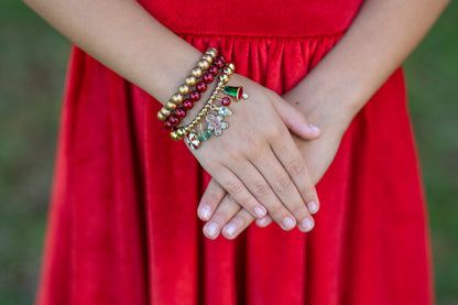 Gingerbread Multi Charm Bracelet