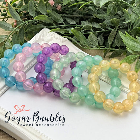 Iridescent Stretch Bracelets
